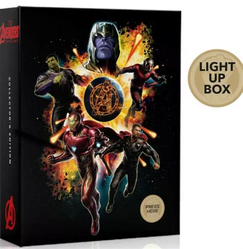 AVENGERS ENDGAME Steelbook Exclusif Zavvi Blu Ray 4K 2D Inclus