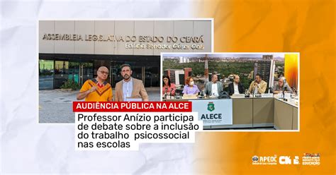 Audi Ncia P Blica Na Alce Professor An Zio Participa De Debate Sobre A