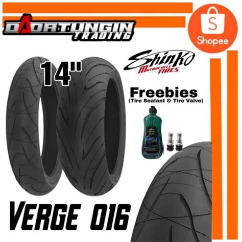 Shinko Verge Tubeless Tires Size Shopee Philippines