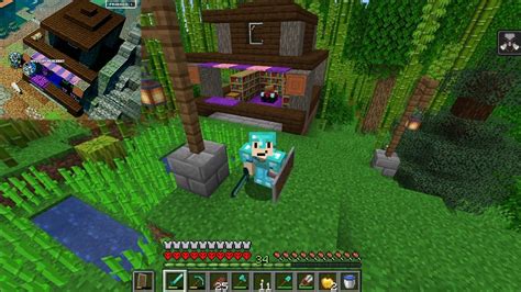 Building The Mystery Merchant Stand In Minecraft Hardcore Youtube