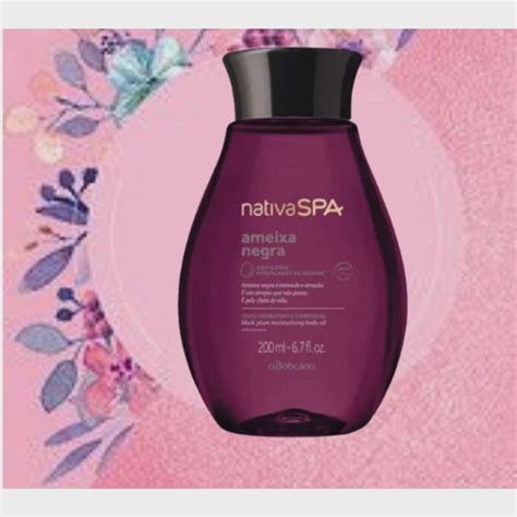 Óleo Desodorante Corporal Nativa Spa Ameixa Negra 200ml no Shoptime