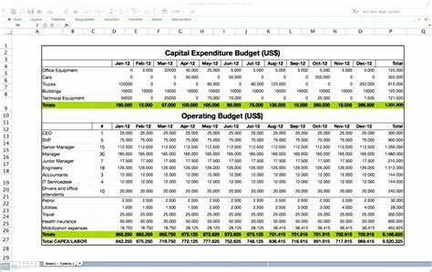 6 Budget Template Excel 2010 - Excel Templates