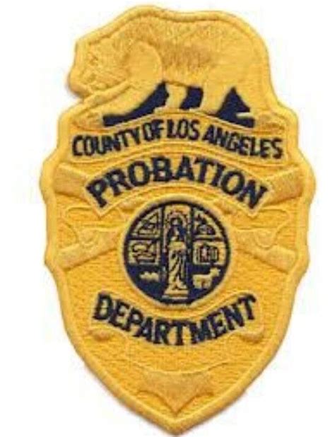 Los Angeles County Probation Dept Patch Ebay