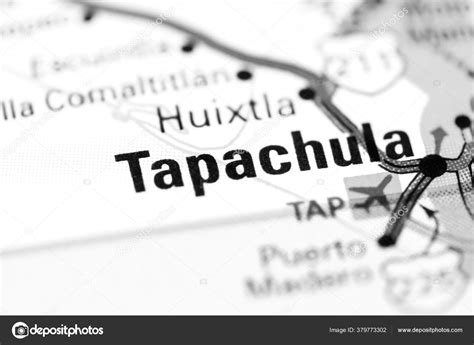 Tapachula Mexico Map Stock Photo by ©aliceinwonderland2020 379773302