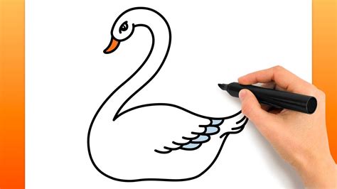 Comment Dessiner Un Cygne À Partir Du Chiffre 2 Tutoriel De Dessin