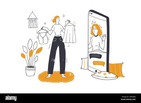 Fashion Shopping Cartoon