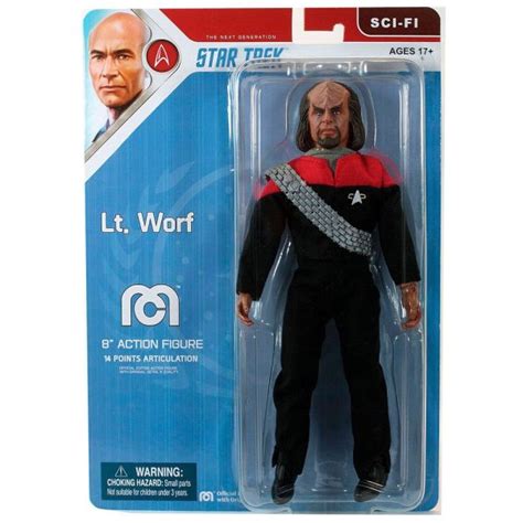 Star Trek Lt Worf Mego 8 Inch Action Figure Get Retro