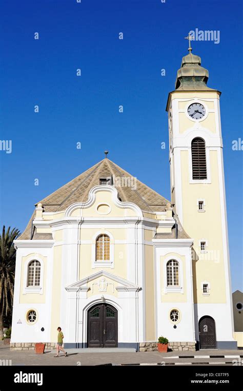 Protestant church in Bavarian style, architecture from the German ...