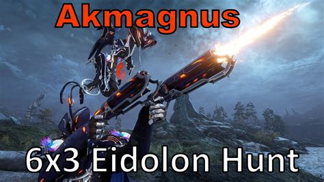 Akmagnus 6x3 Warframe 18 Eidolons In 1 Night Cycle Unairu Wisp DPS