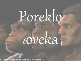 Poreklo Oveka Ppt