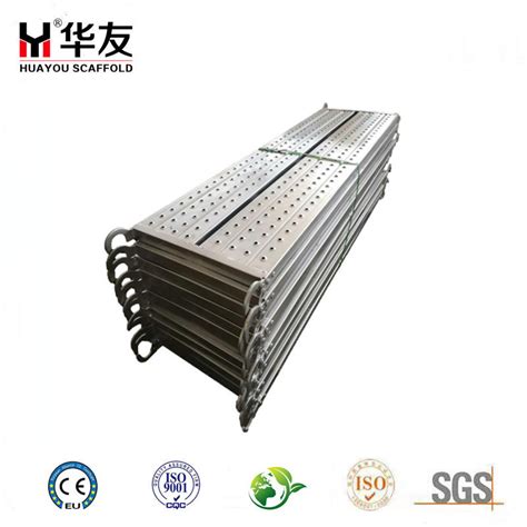 Q195 Pre Galvanized Steel Scaffold Decking Heavy Scaffolding Plank For