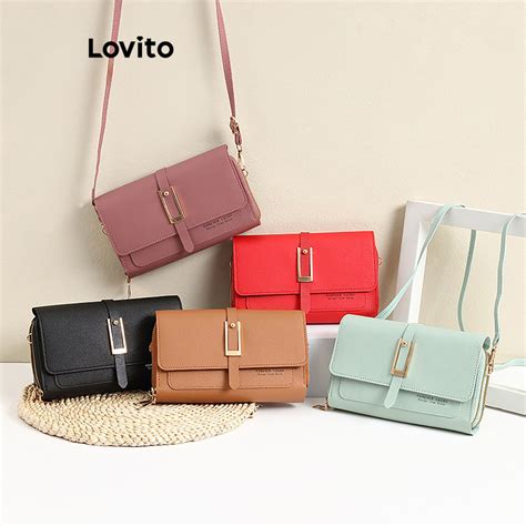 Lovito Bolsa De Ombro Pequena Casual Simples E Vers Til Para Mulheres