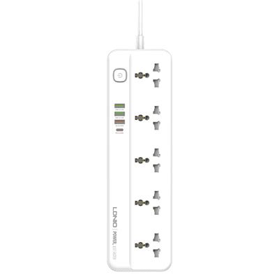 LDNIO SC5415 Power Strip With USB Port And Switch Button Extension