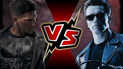 Punisher Vs T 800 Terminator Battle Arena Youtube