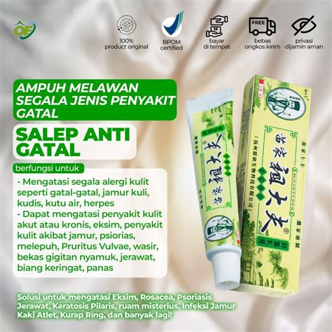 Jual Salep Kulit Gatal Zudaifu Original Obat Gatal Eksim Alergi Kudis