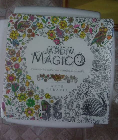 Livro Para Colorir Jardim M Gico Livro Ediouro Nunca Usado