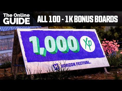 Forza Horizon 5 All 100 1 000 Influence Bonus Board Locations YouTube