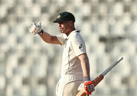 David Warner Acknowledges His Fifty ESPNcricinfo