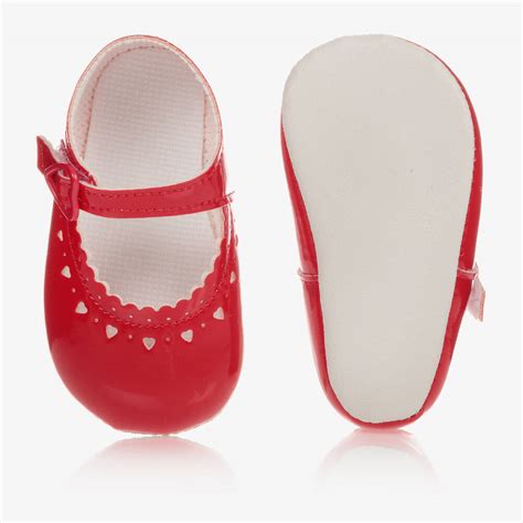 Early Days Baby Girls Red Patent Pre Walker Shoes Childrensalon
