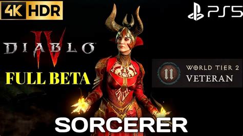 Ps5 Diablo 4 Walkthrough Gameplay Part 1 Beta Ps5 Diablo 4 Sorcerer