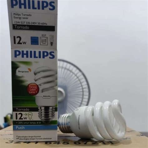 Jual Lampu Spiral Tornado Philips W Watt W Watt Putih Cdl