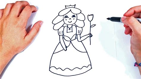 Cómo dibujar un Princesa paso a paso y fácil YouTube