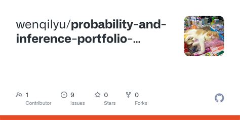 Github Wenqilyuprobability And Inference Portfolio Wenqi Lyu