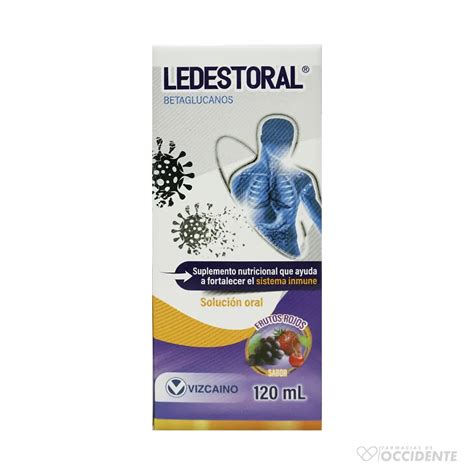 LEDESTORAL SOL ORAL FRUTOS ROJOS X 120ML Farmacias De Occidente