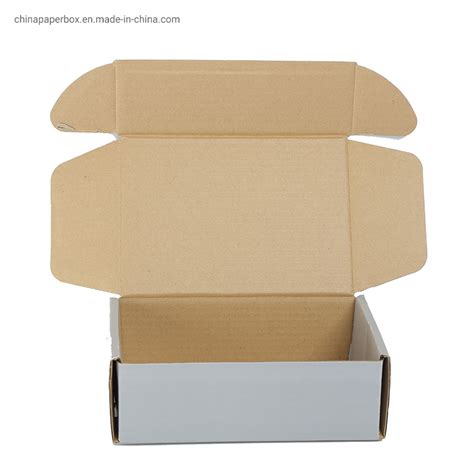 Custom Matte Lamination Corrugated Mailers Box Kraft Paper Folding