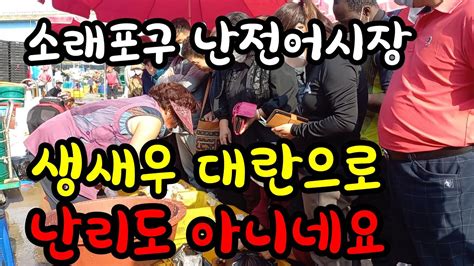 생새우 구입할때 봉지에 담아놓은것은 절대 구입하지 마세요 Youtube