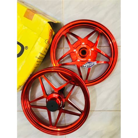 Jual VELG VND V SPEED AEROX OLD NEW RING 14 ORANGE Shopee Indonesia