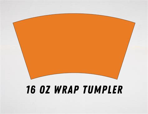 16 Oz Wrap Tumpler Hot Cup Template Svg 16 Oz Tumbler Wrapper Etsy