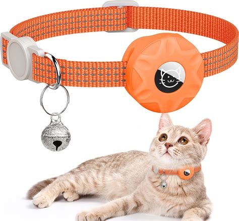 Pet Supplies Feeyar Airtag Cat Collar Integrated Kitten Collar With