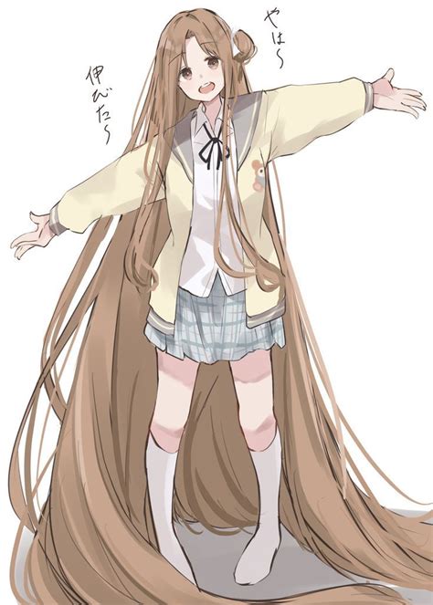 Anime Girl Hair Long