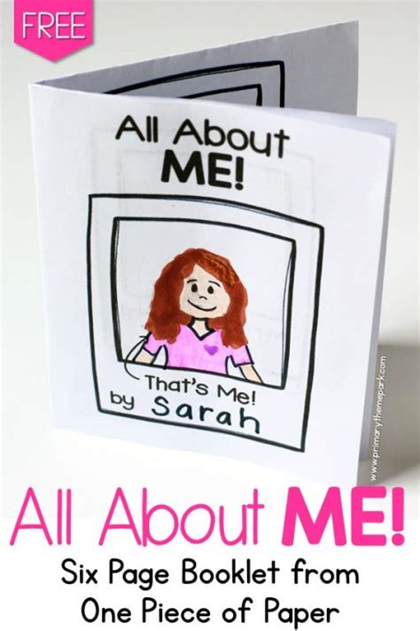 All About Me Free Printable Primary Theme Park