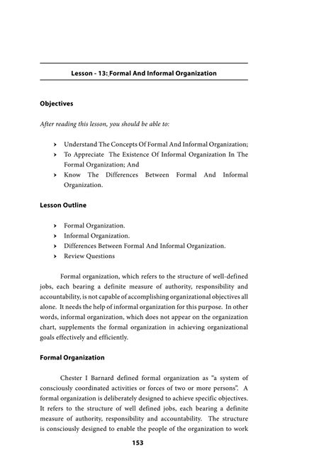 SOLUTION Formal And Informal Organization Studypool