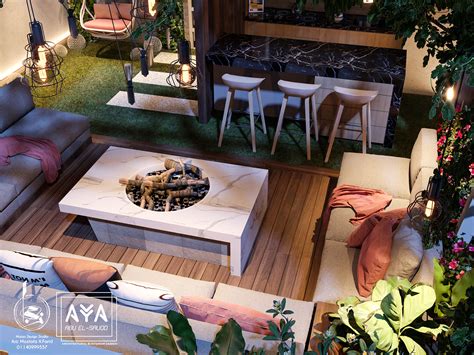 Rooftop Seating Area On Behance