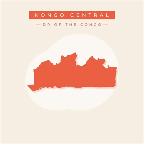 Premium Vector Vector Illustration Vector Of Kongo Central Map