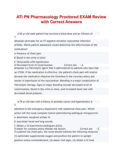 ATI PN MENTAL HEALTH 2023 2024 EXIT EXAM WITH NGN ALL 60 QUESTIONS WITH