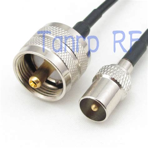 In Tv Male Plug To Uhf Pl Male Plug Rf Connector Adapter Cm