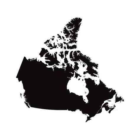 Premium Vector Canada Vector Country Map