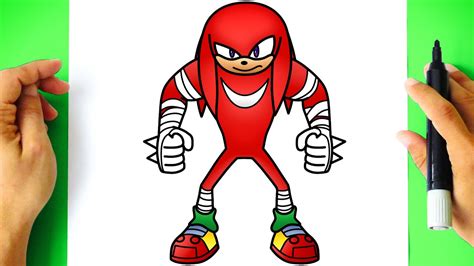 Como DESENHAR O KNUCKLES Como DIBUJAR A KNUCKLES How To DRAW