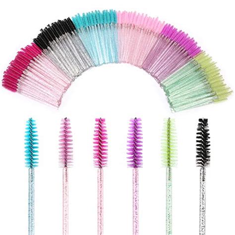 Elisel Pcs Disposable Mascara Brushes Crystal Eyelash Brushes