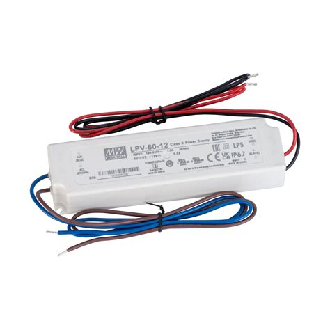 Mean Well Lpv W V Ip Led Power Supply Rapid Online