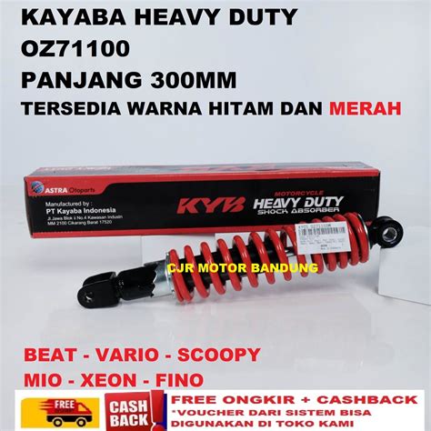 Jual Shockbreaker KAYABA HEAVY DUTY Shock Belakang Motor BEAT MIO