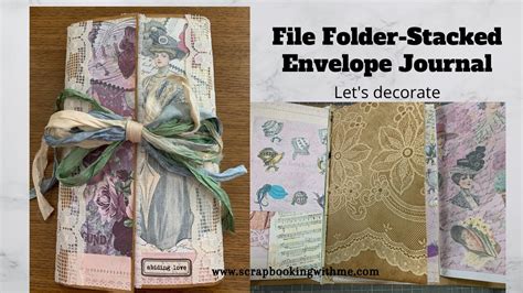 FILE FOLDER With STACKED ENVELOPE JOURNAL THE FINISH DECORATING YouTube