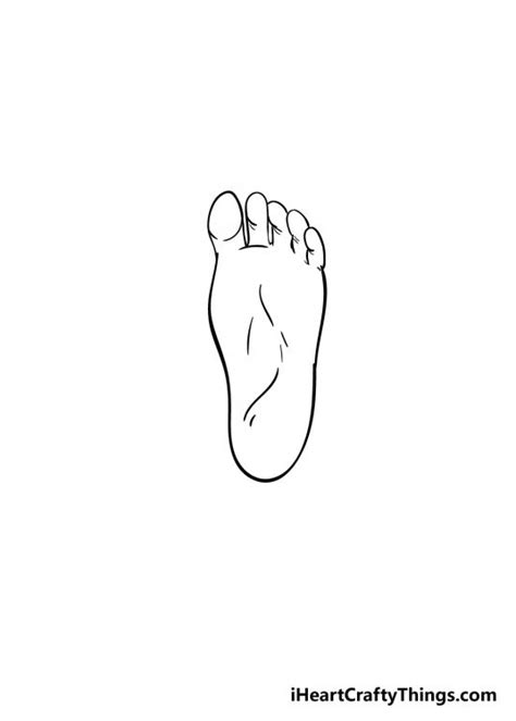 Foot Drawing How To Draw A Foot Step By Step