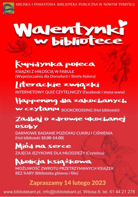 Walentynki w bibliotece MiPBP Nowy Tomyśl