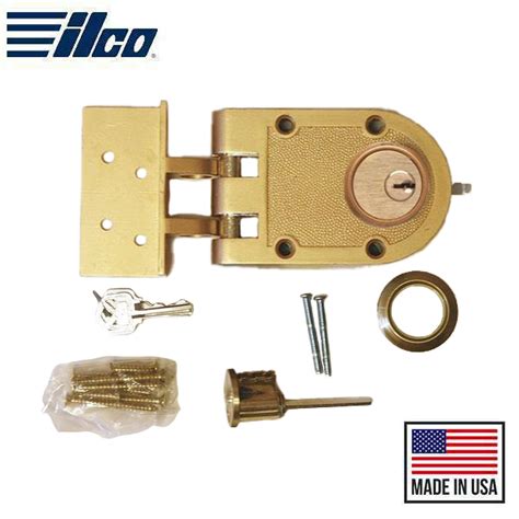 Ilco 530 53 51 Auxiliary Lock Jimmyproof Double Sided Deadlock 5 Pin Kw1 Kd Bronze