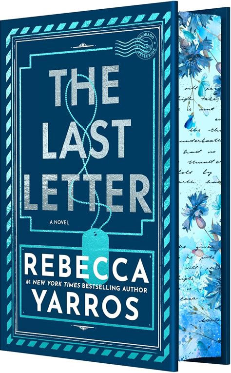 The Last Letter: Yarros, Rebecca: 9781682816486: Amazon.com: Books
